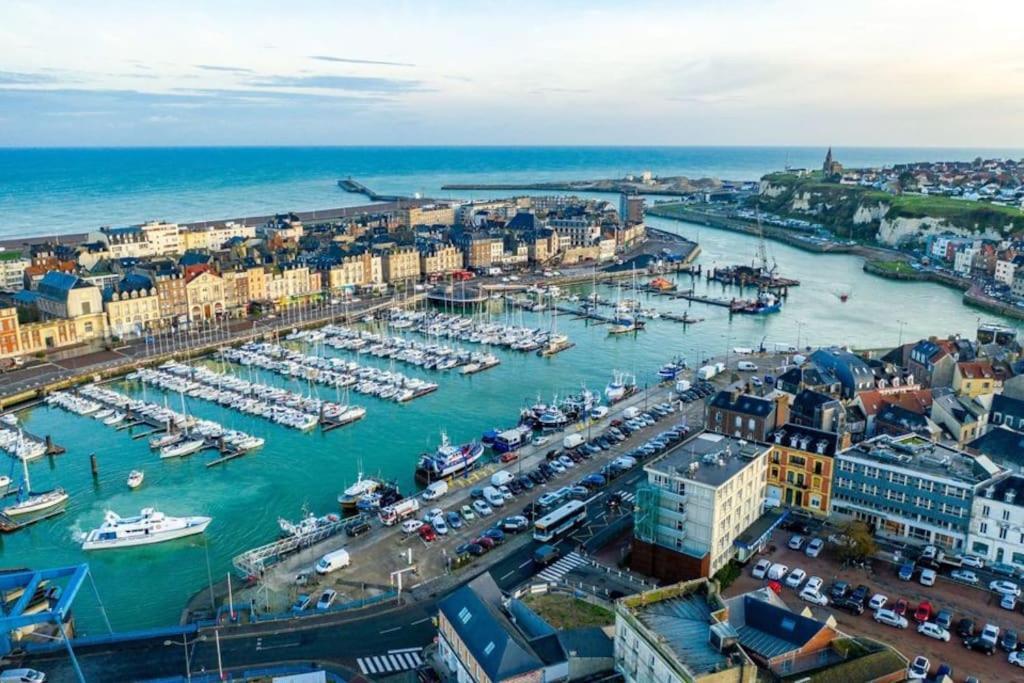 Bel Appartement Vue Mer Centre-Ville, Face Plage Dieppe Kültér fotó